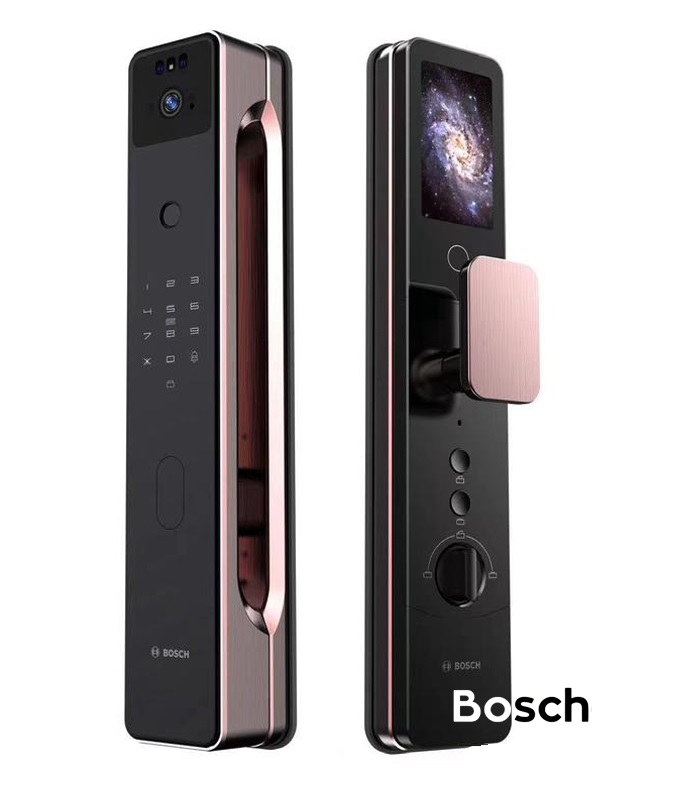 Khoá cửa nhận diện khuôn mặt Bosch FU8 Plus Copper